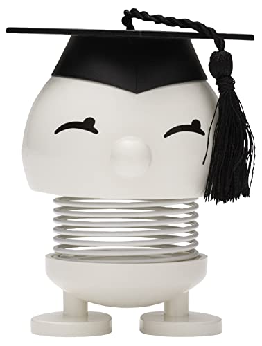 Hoptimist IQ Bimble Bestandene Prüfung Geschenk, Graduation Deko zum Abi, Glücksbringer Prüfung oder Süßes Abitur Geschenk, 6,3 x 6 x 7,2 cm, Small, Weiß von Hoptimist