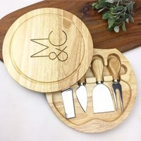 Käsebrett & Messer Set, Käsebrett, Käsemesser von HopwoodLaserDesigns