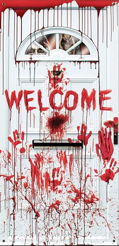 Halloween Deko Outdoor Innen Horror Helloween Accessoires Türdeko XXL Türvorhang 180×100 Party Gruselig Wohnzimmer Tür Halloweendeko Garten Dekoration Grusel Haloween Haustür Badezimmer Hängend Decor Halloween Deko Outdoor Innen Horror Helloween Accessoires Türdeko XXL Türvorhang 180×100 Party Gruselig Wohnzimmer Tür Halloweendeko Garten Dekoration Grusel Haloween Haustür Badezimmer Hängend Decor von Hoqque