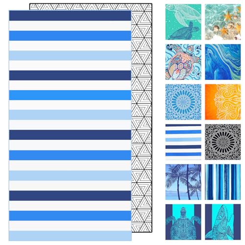 Strandtuch Mikrofaser Badetuch Groß Strand XXL Strandhandtuch Saunahandtuch Strandtücher Schnelltrocknend Sandfrei Saunatuch Microfaser Handtuch Beach Towel Zubehör Strandlaken Dünn Leicht Urlaub von Hoqque