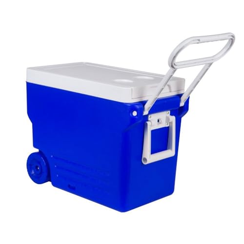 32L Rolling Cooler Ice Chest Camping Picknick im Freien Tragbare Wärmedämmung Box von Horett