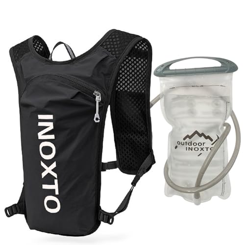 5L Lauf-Trinkweste-Rucksack Atmungsaktiver Jogging-Sportrucksack mit 1,5L Wasserblase von Horett