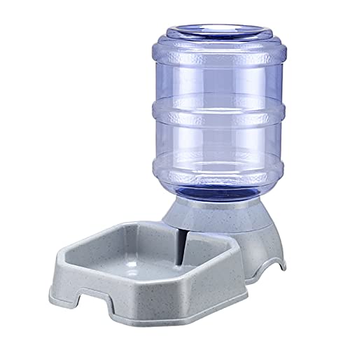 Automatischer Wasserspender für Haustiere, 3,8 l, Schwerkraft-Wasserspender für Hunde und Katzen, automatische Wasserfütterung, Futternapf für kleine und mittelgroße Hunde und Katzen von Horett