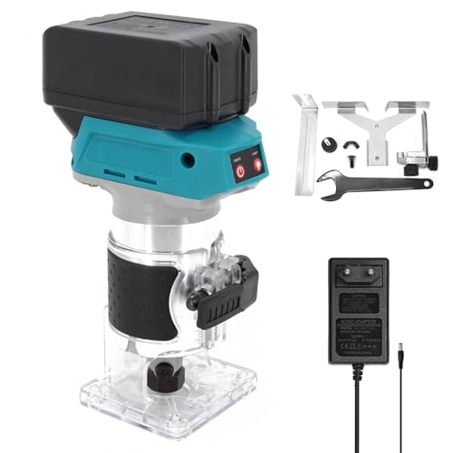Geschwindigkeitsverstellbare multifunktionale elektrische Trimmmaschine für die Holzbearbeitung, elektromechanische Holzfüllung, Gravur, Schlitzmaschine, bürstenloser Holzfräser von Horett