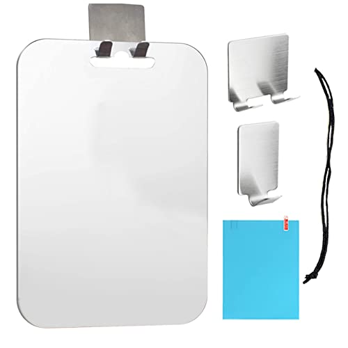 Shower rror for Shaving Fogless Bathroom Wall Hanging rror with Shaver Hooks Portable Fog-Free rror for Daily & Travel Makeup Beard Groong Shower rror for Shaving Fogless Bathroom Wall Hanging rror with Shaver Hooks Portable Fog-Free rror for Daily & Travel Makeup Beard Groong von Horett