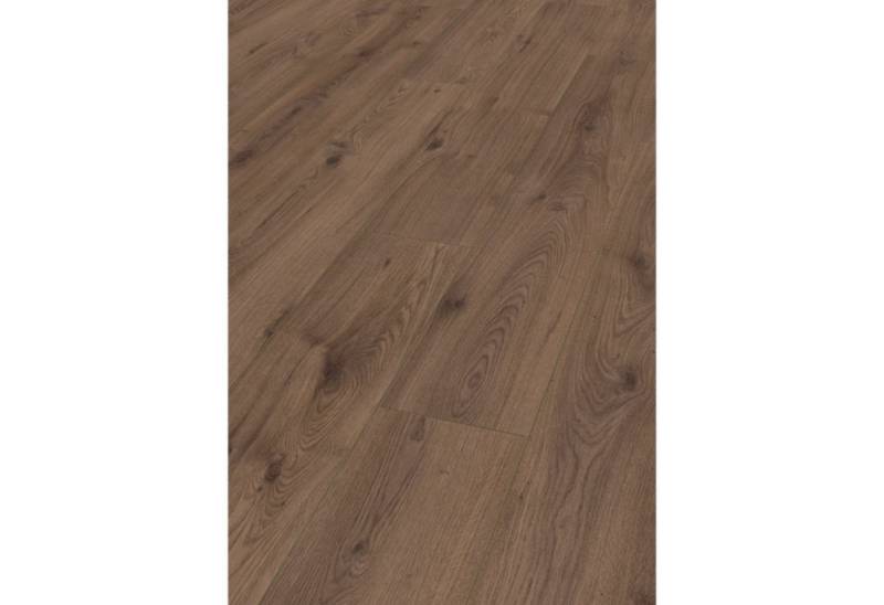 Hori Laminat HORI Laminat Holz, Boden für Wohnräume, einfache Verlegung langlebig, 8 St., Laminat Eiche mit HDF-Trägerplatte, Ambiente Weser, Der blaue Engel von Hori
