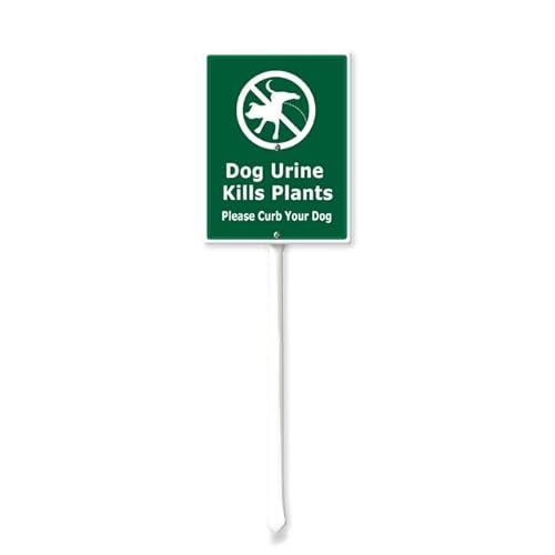 Horienteeon Dog Urine Kills Plants - Please Curb Your Dog Signs for Yard with Stake, Sturdy Aluminum Sign Rust Free, Dog Poop Sign, Sign Decoration for Yard Garden Lawn Outdoor 20cm×30cm Horienteeon Dog Urine Kills Plants - Please Curb Your Dog Signs for Yard with Stake, Sturdy Aluminum Sign Rust Free, Dog Poop Sign, Sign Decoration for Yard Garden Lawn Outdoor 20cm×30cm von Horienteeon