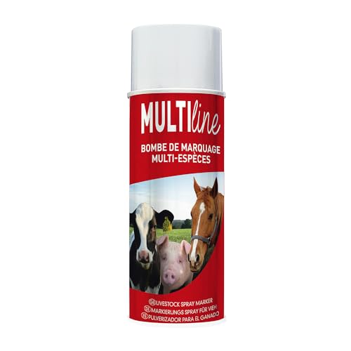 Spray Multi-Line rot 500ml von UKAL