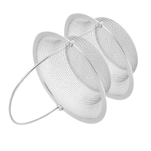 Abflusssieb Sieb für Spülbecken mit Griff 2pcs, Edelstahl Abflusssieb Küchenspüle, Spülbecken Sieb Verstopfungsschutz Küche Abfluss Spüle, Sieb für Spülbecken einfach zu reinigen von Horktrust
