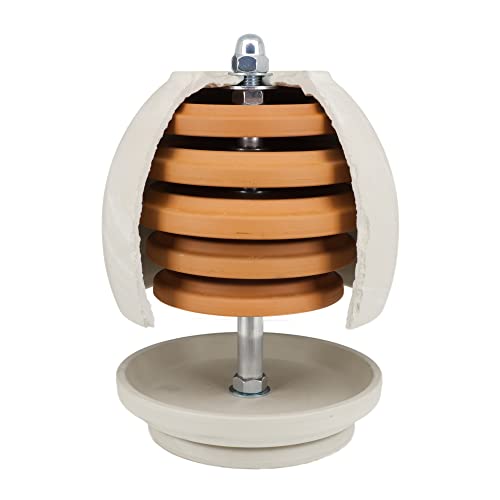 HP Teelichtofen - Handgefertigt in Deutschland | Teelichtheizung für Wärme & Ambiente | Tischkamin o. Teelichtlampe für Wohnzimmer, Garten & Balkon | Maxi (Granit) von hornet-products.com