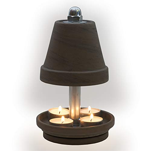 NTS-Serie-Basalt- B-S-12 4 TEELICHTER, Teelichtlampe in Basalt-Grau/Schwarz – Teelichtlampe Notheizung * Hornet-Products die Teelichtofen Manufaktur * IN 2022 ÜBER 18000 Produkte VERKAUFT von hornet-products.com