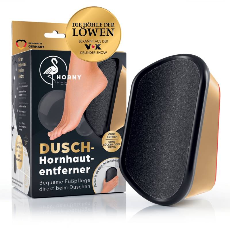 Hornhautentferner für die Dusche - Gold-Edition von HornyFeet