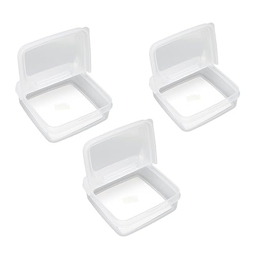 3-teiliges Käsebehälter-Set mit Klappdeckel, Transparente Frischhalteboxen für Den Kühlschrank, Vielseitig Einsetzbar, Langlebig und Platzsparend von Horoper