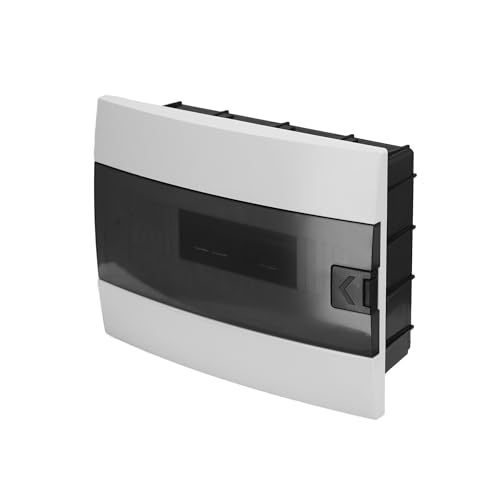 Verteilerkasten Unterputz 1-Reihig für 12 Module 110x285x223 mm IP40 - Weißer Sicherungskasten aus ABS-Kunststoff - Stromkasten für Elektroinstallationen im Innenbereich - Horoz Electric von Horoz Electric