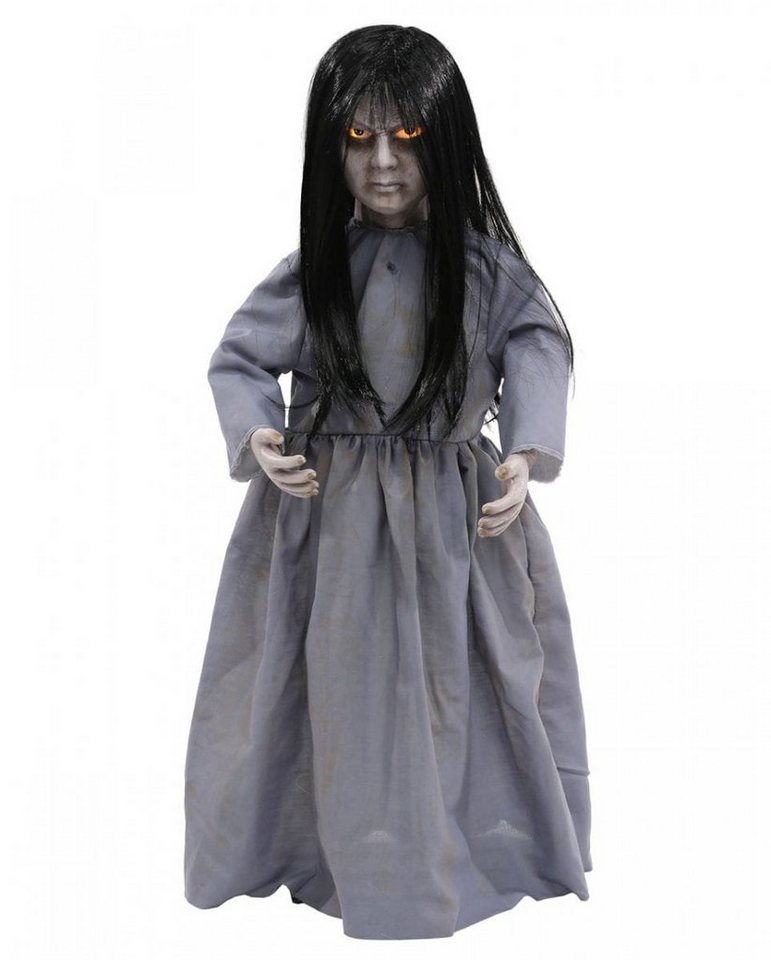 Horror-Shop Dekoobjekt Haunted Witch Doll Halloween Puppe mit Licht & Sou von Horror-Shop
