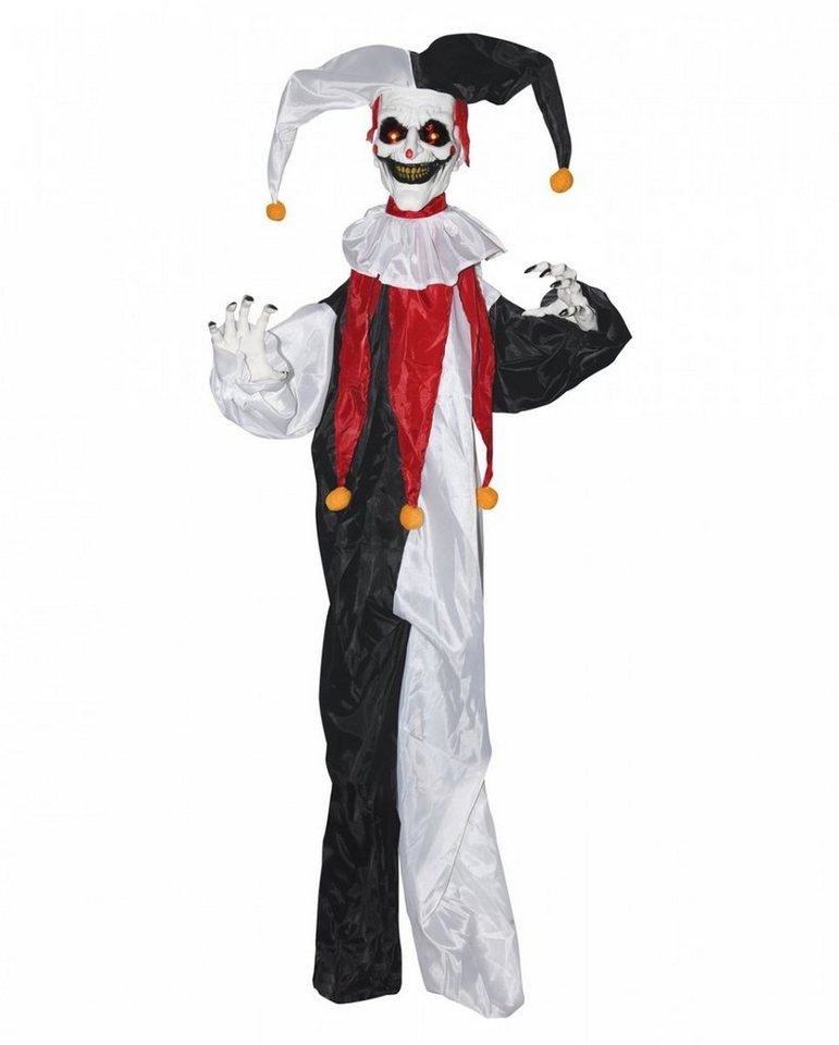 Horror-Shop Dekoobjekt Animierter Horror-Clown als Hängedekoration 144 cm von Horror-Shop
