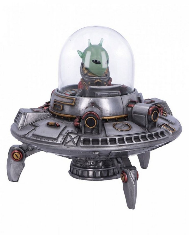 Horror-Shop Dekofigur First Contact Alien & UFO Sci-Fi Figur 14cm von Horror-Shop