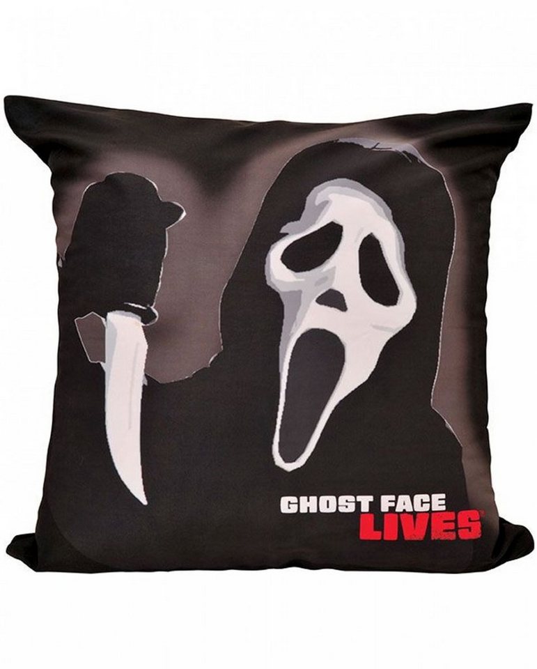 Tagesdecke Ghost Face Lives Kissenhülle als Halloween Wohnacc, Horror-Shop von Horror-Shop