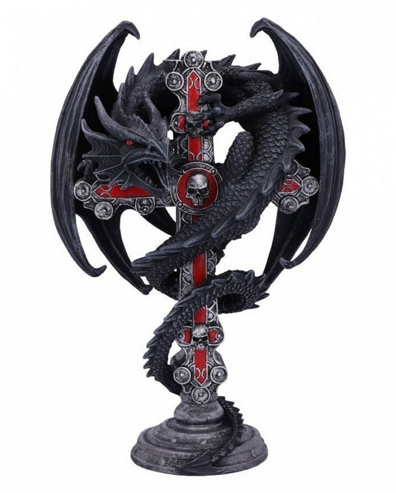 Horror-Shop Dekofigur Gothic Guardian Kerzenständer als Gothic Dekoratio von Horror-Shop