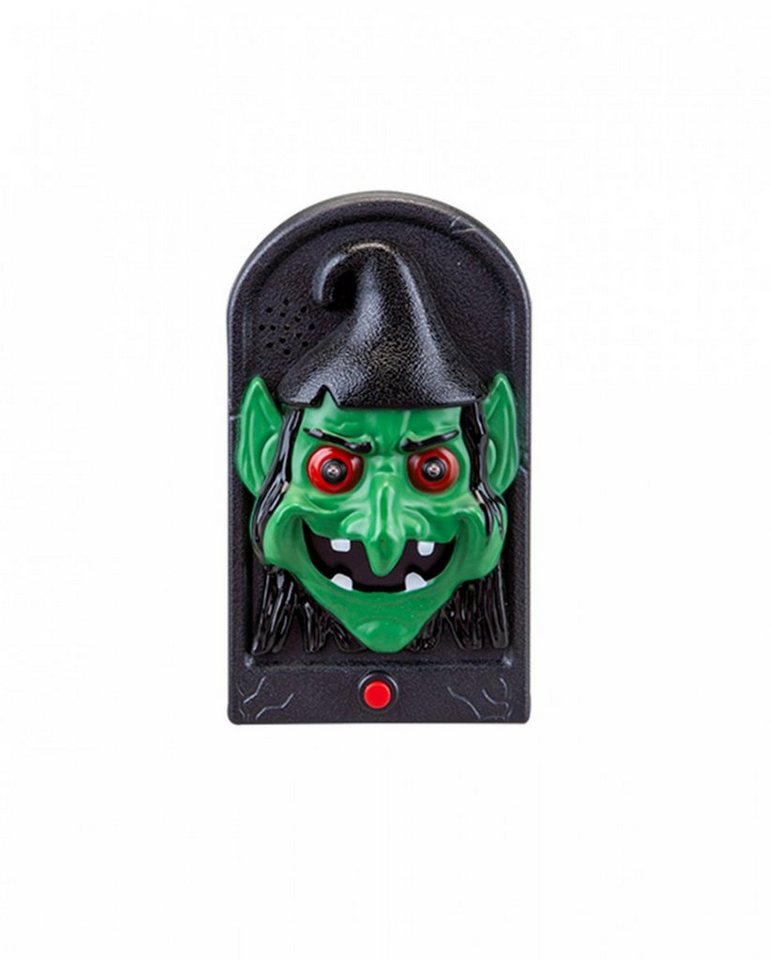 Horror-Shop Hängedekoration Hexen Halloween Türklingel mit Licht & Sound Effek von Horror-Shop