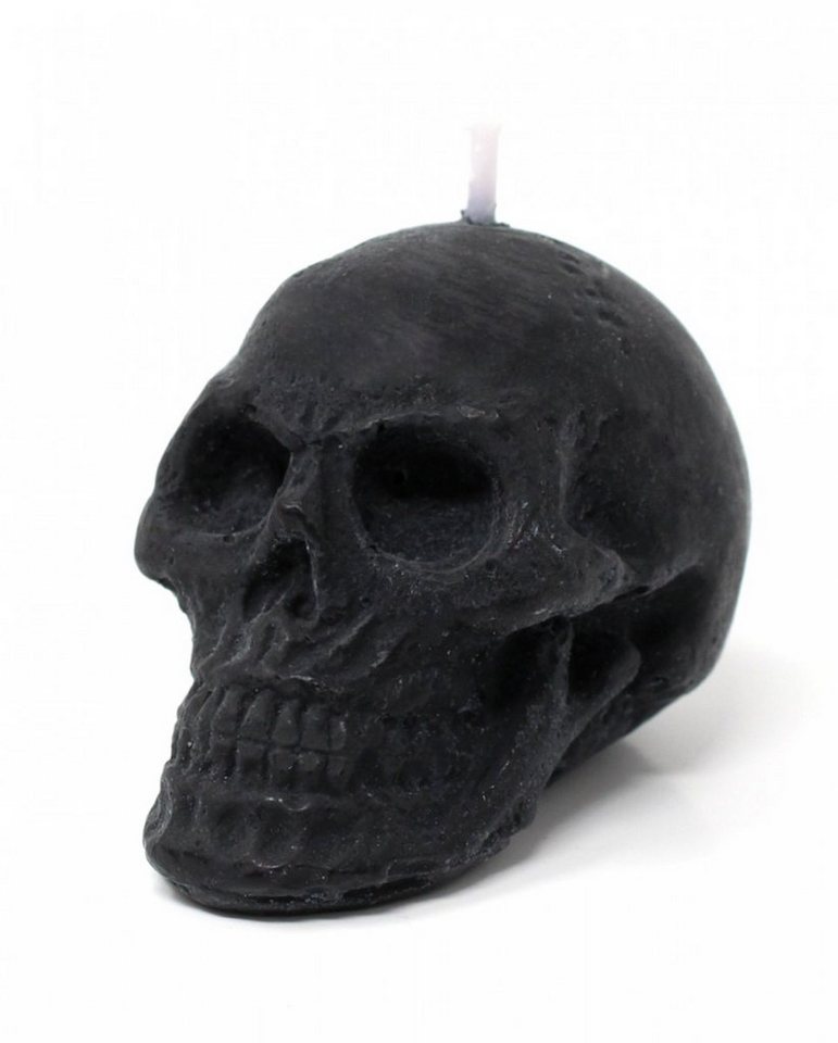 Horror-Shop Kerzenständer Kleine Totenkopf Duftkerze mit Vanille Aroma 6,5cm von Horror-Shop