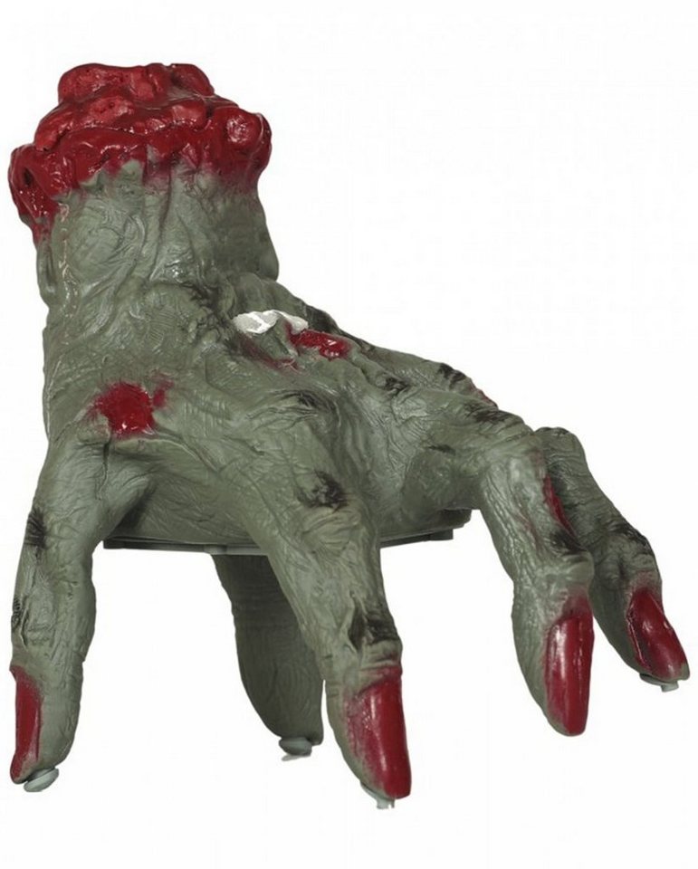Horror-Shop Dekoobjekt Laufende Zombie Hand mit Sound als Halloween Deko von Horror-Shop
