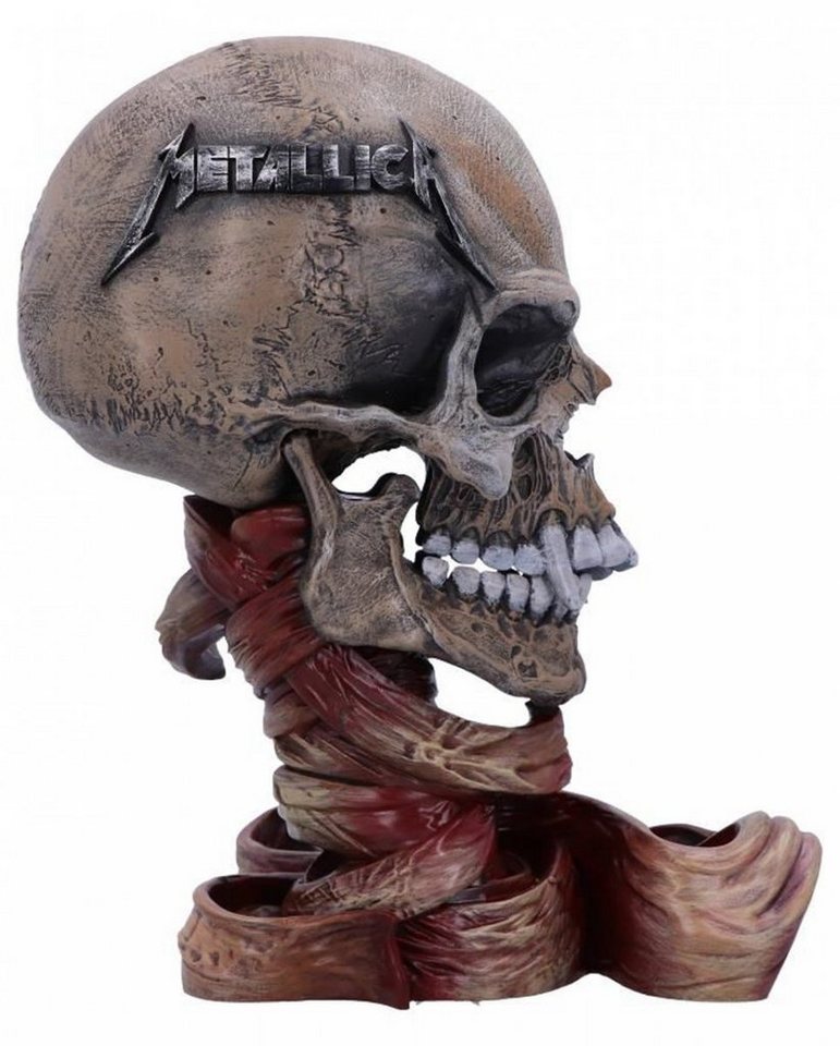 Horror-Shop Dekofigur Offizielle Metallica Pushead Totenkopf Figur als M von Horror-Shop