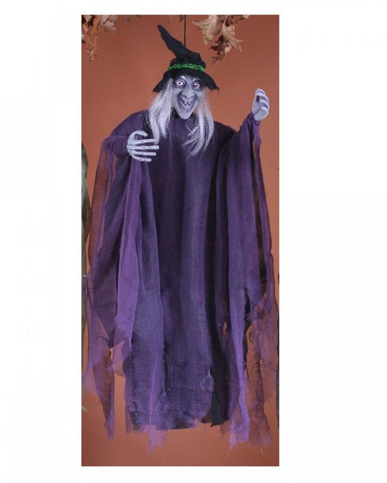 Horror-Shop Dekoobjekt Scary Witch Hängefigur 103cm für Halloween von Horror-Shop