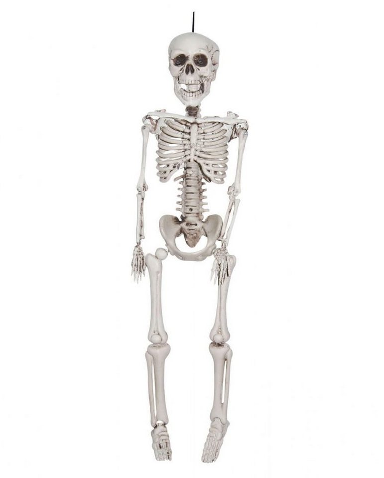 Horror-Shop Dekoobjekt Skelett Hängefigur aus Kunststoff 30 cm als Hallow von Horror-Shop