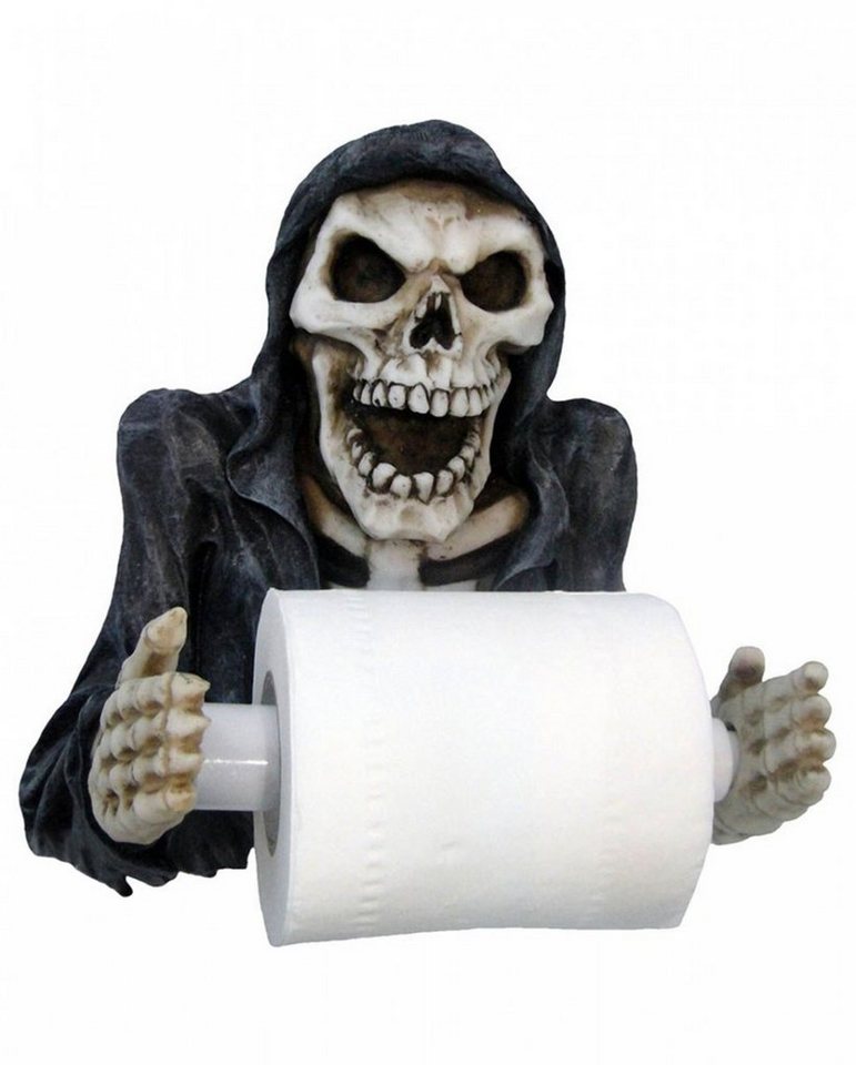 Horror-Shop Dekofigur Skelett Reaper Toiletenpapierhalter 26cm von Horror-Shop