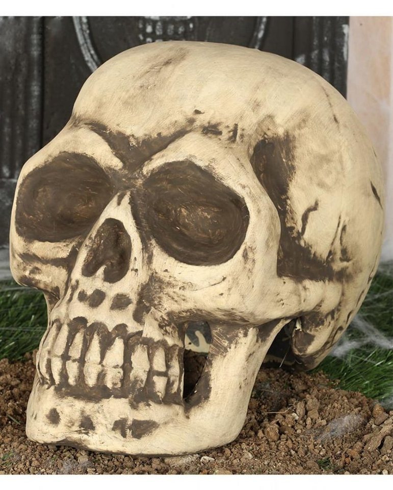 Horror-Shop Dekoobjekt Totenkopf für Halloween 32cm von Horror-Shop