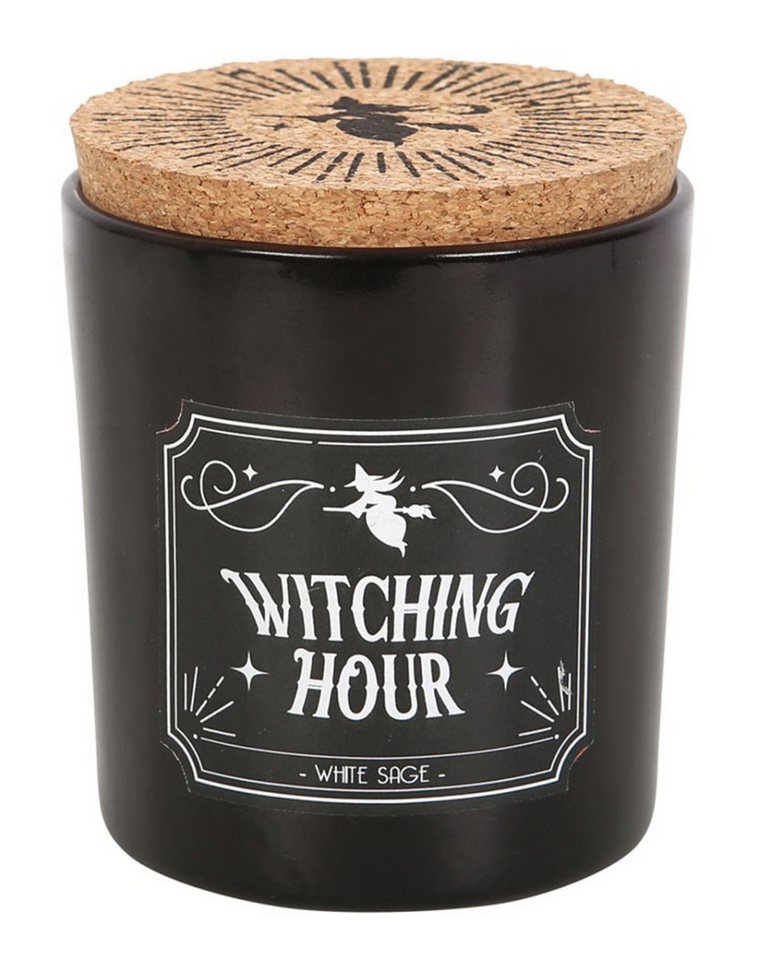 Horror-Shop Dekofigur Witching Hour Weißer Salbei Gothic Duftkerze von Horror-Shop