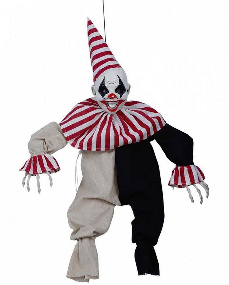 Horror-Shop Dekoobjekt Zappelnder Horror Clown als Halloween Hängefigur 8 von Horror-Shop