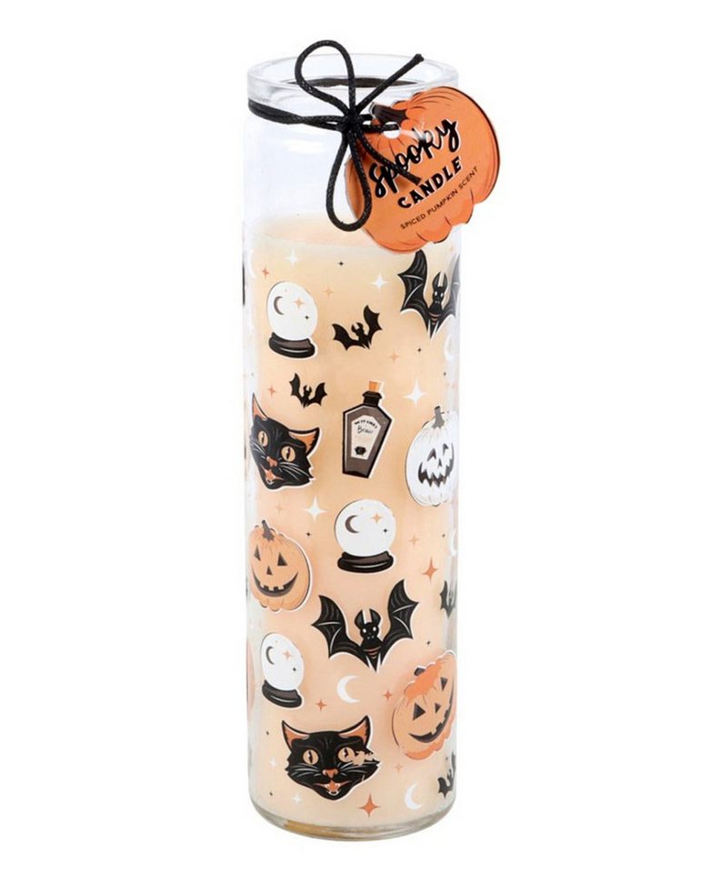 Horror-Shop Dekoobjekt „Spiced Pumpkin“ Duftkerze im Glaszylinder als Hal Horror-Shop Dekoobjekt „Spiced Pumpkin“ Duftkerze im Glaszylinder als Hal von Horror-Shop