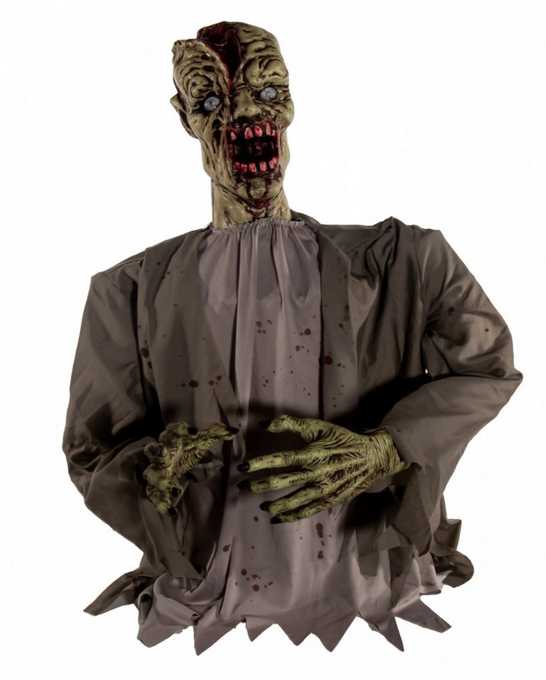 Horror-Shop Dekoobjekt Blutiger Zombie Oberkörper mit Bewegung, Licht und Horror-Shop Dekoobjekt Blutiger Zombie Oberkörper mit Bewegung, Licht und von Horror-Shop
