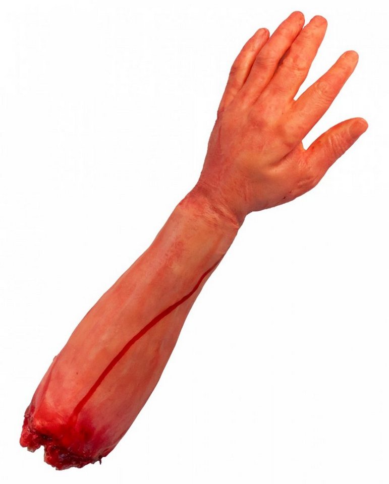 Horror-Shop Dekoobjekt Blutiger linker Arm als Halloween Leichenteil Deko von Horror-Shop