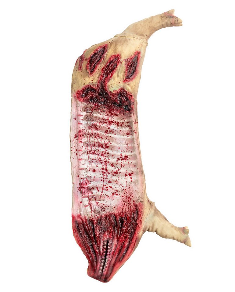 Horror-Shop Dekoobjekt Blutverschmierte Schweinehälfte als Latex Prop 115 Horror-Shop Dekoobjekt Blutverschmierte Schweinehälfte als Latex Prop 115 von Horror-Shop