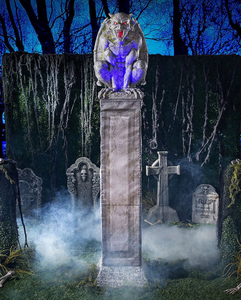 Horror-Shop Dekoobjekt Gargoyle Säule mit Licht & Sound 244cm Horror-Shop Dekoobjekt Gargoyle Säule mit Licht & Sound 244cm von Horror-Shop