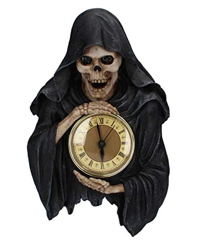 Horror-Shop Gothic Wanduhr mit Sensenmann von Horror-Shop