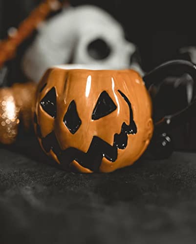 horror-shop Spooky Pumpkin Tee & Kaffeetasse von horror-shop
