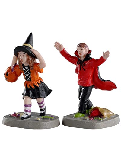 horror-shop Lemax Spooky Town - Terrfiied Trick or Treaters 2er Set von Horror-Shop