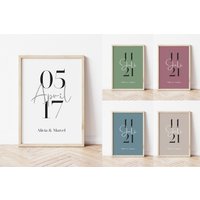 Jahrestag Poster | Personalisiert Hochzeit Namen Jahrestag Oder Digitale Datei Jahrestag Poster | Personalisiert Hochzeit Namen Jahrestag Oder Digitale Datei von HorsebeatDesign