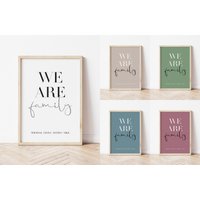 We Are Family Poster | Personalisiert Namen Familie Oder Digitale Datei We Are Family Poster | Personalisiert Namen Familie Oder Digitale Datei von HorsebeatDesign