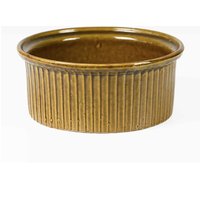 Vintage Backform Keramik Senfgelb Dänemark 70Er von HorsesForCourses