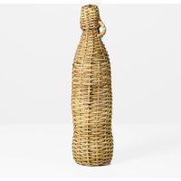 Vintage Flechtarbeit Deko Flasche 70Er von HorsesForCourses