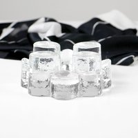 Vintage Glas Stövchen 1970Er Brutalist Design Boho Deko von HorsesForCourses