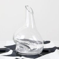 Vintage Glas Vase 80Er Design von HorsesForCourses