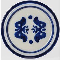 Vintage Goebel Keramik Teller 1960Er - Handbemalt Steingut Grau Mit Royalblau Dekor Mid Century Sammelobjekt Vintage Goebel Keramik Teller 1960Er - Handbemalt Steingut Grau Mit Royalblau Dekor Mid Century Sammelobjekt von HorsesForCourses