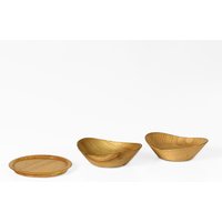 Vintage Holz Servierschalen Set 60Er Vintage Holz Servierschalen Set 60Er von HorsesForCourses