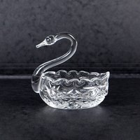 Vintage Kristallglas Schwan Übertopf 70Er Design Tschechien Vintage Kristallglas Schwan Übertopf 70Er Design Tschechien von HorsesForCourses